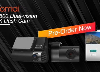 70mai lancar tempahan awal A800, dashcam yang mampu rakam video 4K depan dan belakang