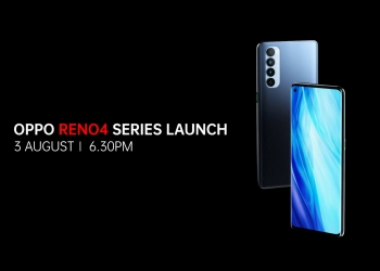 15 telefon Oppo Reno4 untuk dimenangi di majlis pelancaran pada 3 Ogos