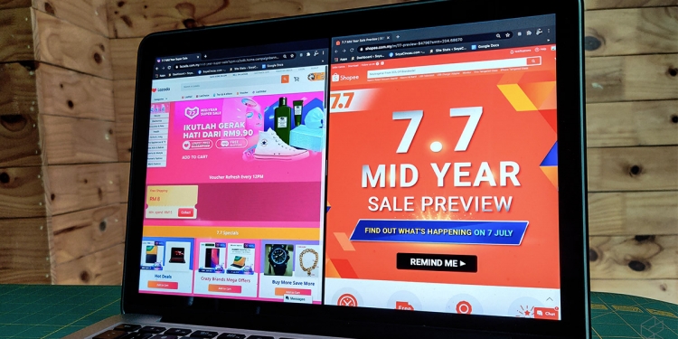 PROMO: Senarai semua tawaran menarik 7.7 di Lazada dan Shopee