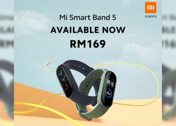 Mi Smart Band 5 mula dijual di Malaysia pada harga lebih tinggi