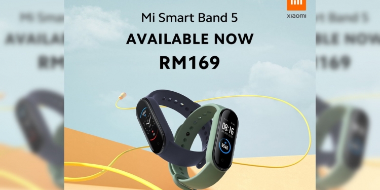 Mi Smart Band 5 mula dijual di Malaysia pada harga lebih tinggi