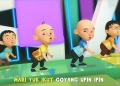 Warganet berbalah pendapat tentang tarian dangdut Goyang Upin Ipin