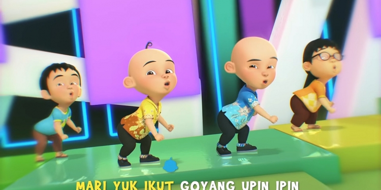 Warganet berbalah pendapat tentang tarian dangdut Goyang Upin Ipin