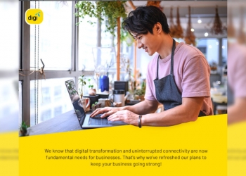 Digi naik taraf kuota Pelan Perniagaan dengan tawaran kuota tanpa had pada waktu kerja