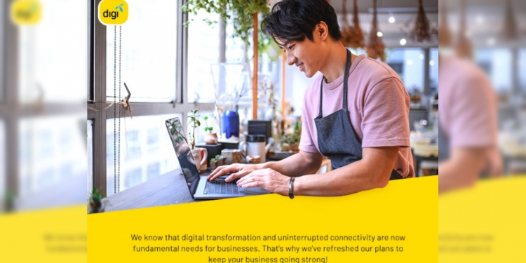 Digi naik taraf kuota Pelan Perniagaan dengan tawaran kuota tanpa had pada waktu kerja