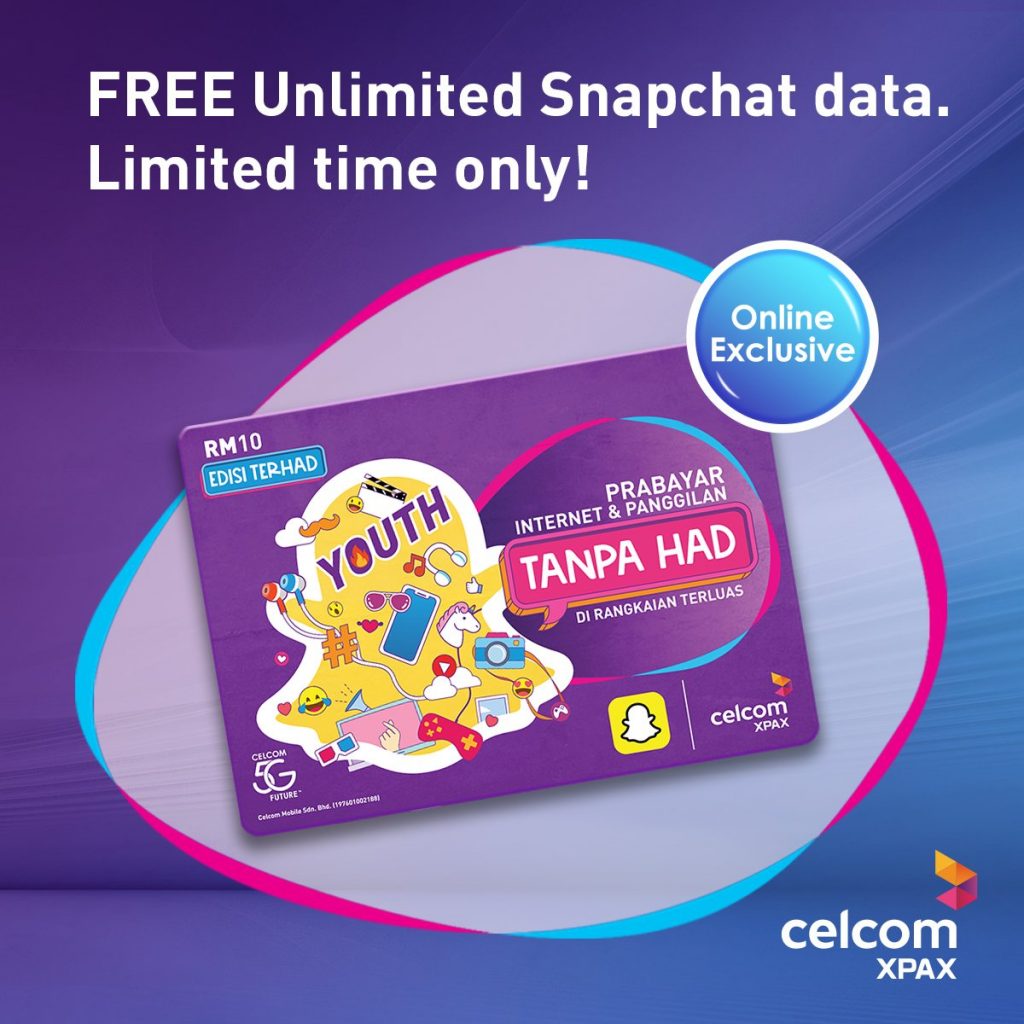 Akses Tanpa Had Snapchat Percuma Untuk Semua Pelanggan Celcom Xpax Soyacincau Com