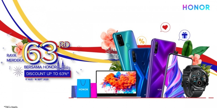 PROMO: Diskaun hingga 63% dan baucar RM630 dalam Jualan Raya Merdeka Honor