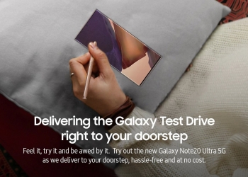 Pandu uji Samsung Galaxy Note 20 Ultra di pintu rumah