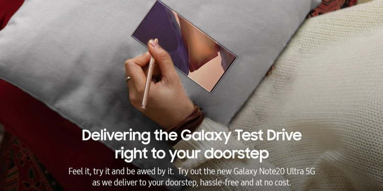 Pandu uji Samsung Galaxy Note 20 Ultra di pintu rumah
