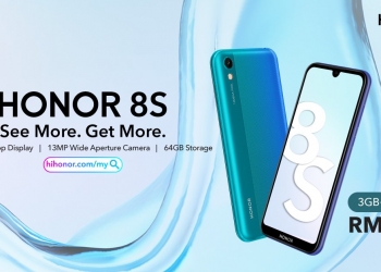 Telefon mampu milik Honor 8S kembali dengan RAM dan storan lebih besar