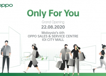 Diskaun, hadiah percuma dan pulangan tunai 100% di pembukaan Pusat Jualan dan Servis Oppo, IOI City Mall