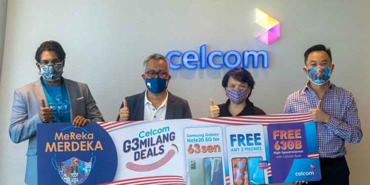 Galaxy Note 20 63sen, 63GB data percuma dan banyak lagi dalam Sambutan Celcom 63milang