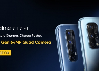 Siri Realme 7 akan menyokong pengecas SuperDart 65W yang mengisi penuh dalam 34 minit