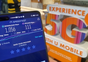 Orang ramai kini boleh rasai sendiri rangkaian 5G di BTS bersama U Mobile