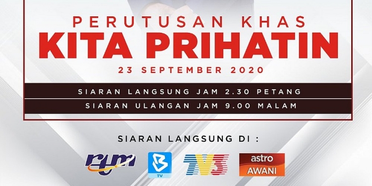 Perutusan khas ‘Kita Prihatin’ petang ini, akan menyentuh bantuan terus kepada rakyat?