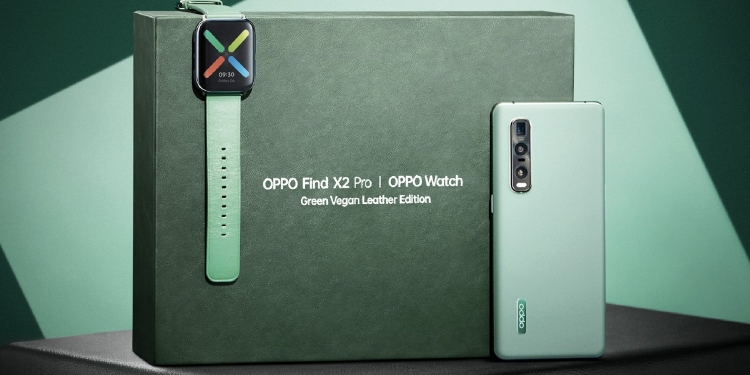 Oppo Watch dan Oppo Find X2 Pro Green Vegan Leather, dilancar dalam kombo eksklusif
