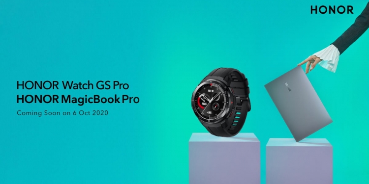 Laptop dan jam pintar baru Honor akan dilancarkan pada 6 Oktober