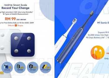 Realme kini jual penimbang dan berus gigi