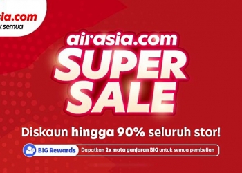 Aplikasi super Airasia.com dilancar bersama tawaran diskaun hingga 90%