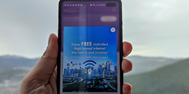 Celcom beri lagi internet percuma tanpa had berkelajuan tinggi selama 6 jam hari ini