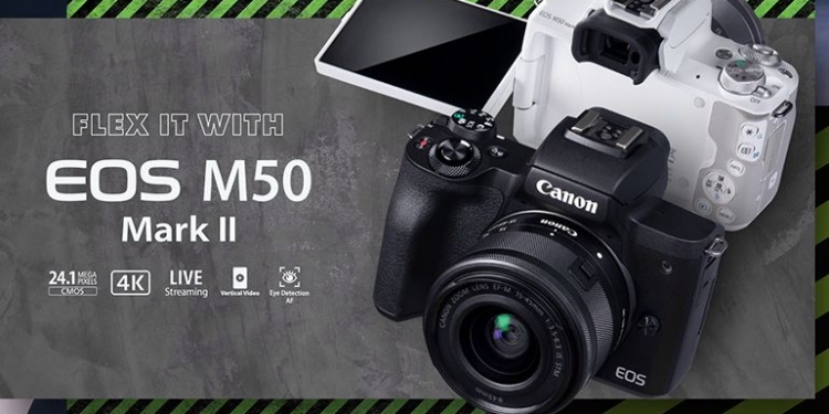 Canon umum EOS M50 Mark II, gaya macam naik taraf firmware sahaja