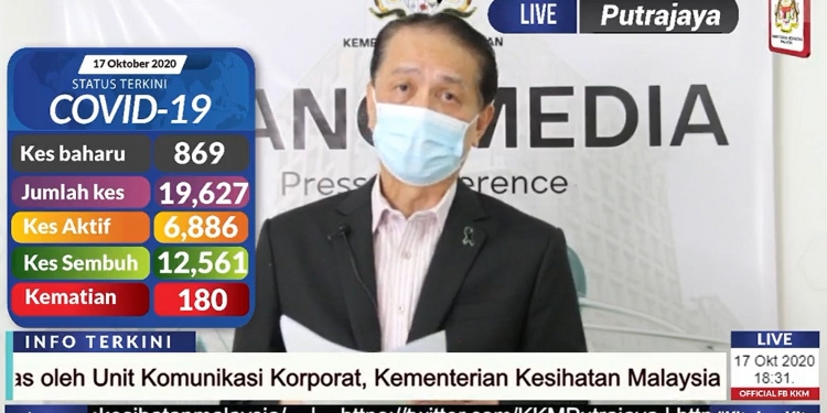 COVID-19: Rekod baru dicatat hari ini, 869 kes positif dan 4 kematian