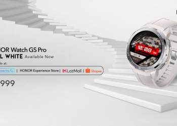 Jam pintar Honor Watch GS Pro kini ada warna putih