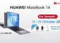 Lebih RM1,100 hadiah percuma untuk tempahan awal laptop Huawei MateBook 14