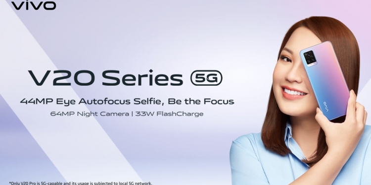 Vivo V20 & V20 Pro diperkasa kamera autofokus penjejak mata