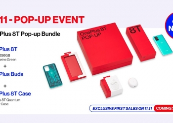 250 kotak OnePlus 8T Pop-Up edisi terhad ditawarkan pada 11.11 eksklusif di Lazada
