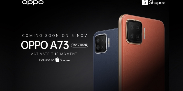 Oppo A73 akan hadir dengan kemasan seakan kulit di belakang