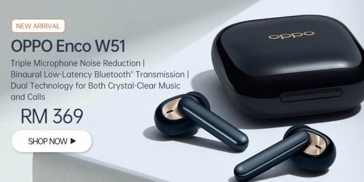 Oppo Enco W51, boleh cas wayarles dan ada ANC dengan harga lebih mampu dimiliki
