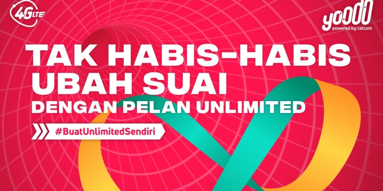 Yoodo menawarkan pelan tanpa had baharu yang boleh diubah suai bila-bila masa