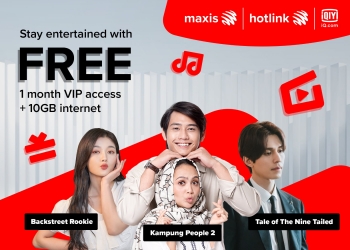 Pengguna Maxis dan Hotlink boleh melanggan iQIYI bersama 10GB data percuma