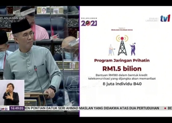 Belanjawan 2021: RM180 kredit telco untuk B40