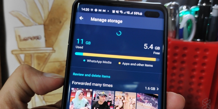 WhatsApp ada cara mudah buang gambar dan video dari storan telefon