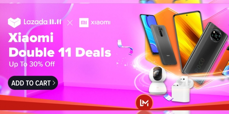 Tawaran eksklusif 11.11 Xiaomi di Lazada dan TikTok