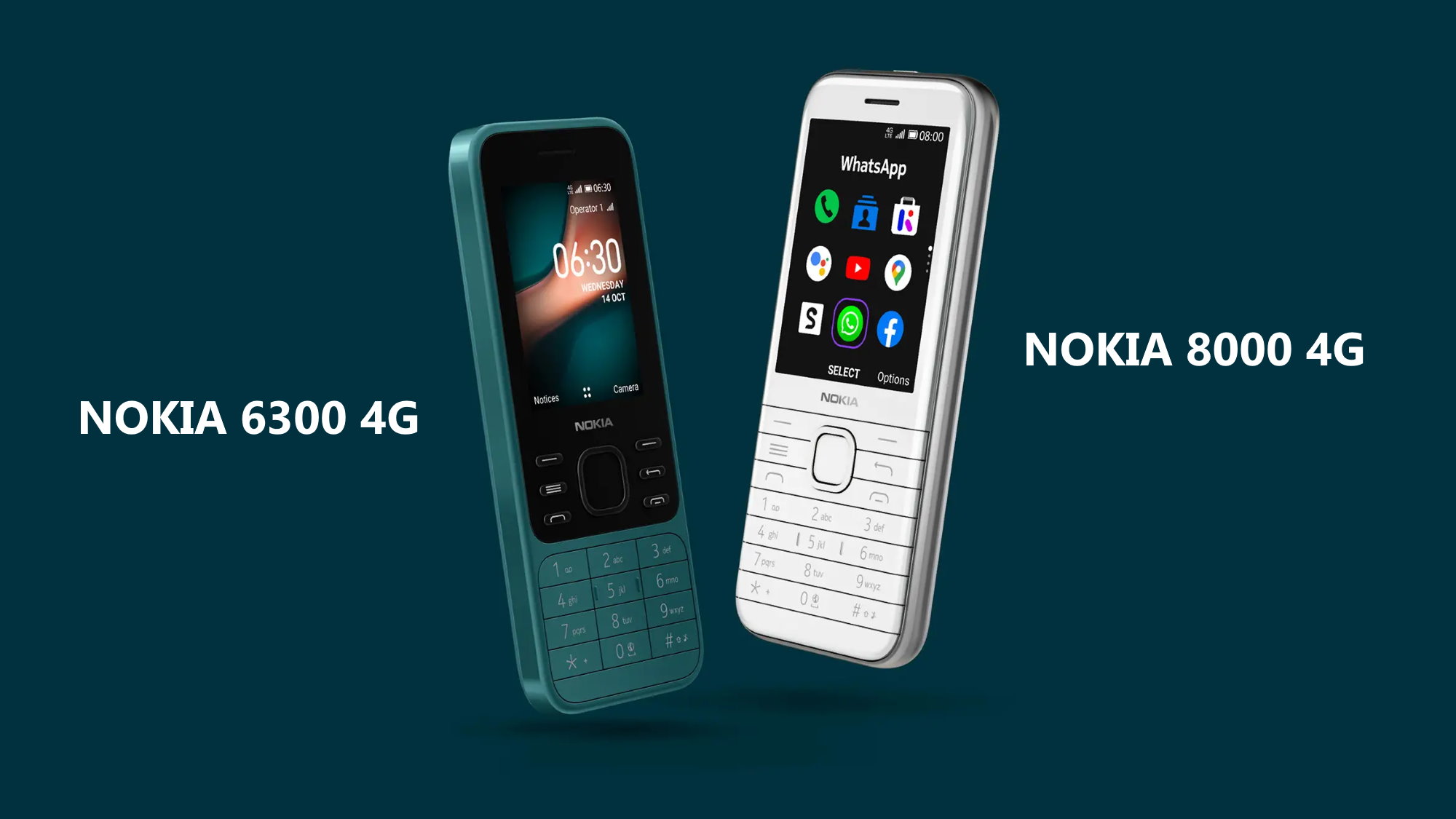 Nokia 6300 4G & Nokia 8000 4G, dua telefon ikonik dihidupkan kembali -  SoyaCincau.com