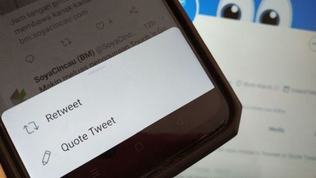 Kaedah retweet di Twitter ditukar semula