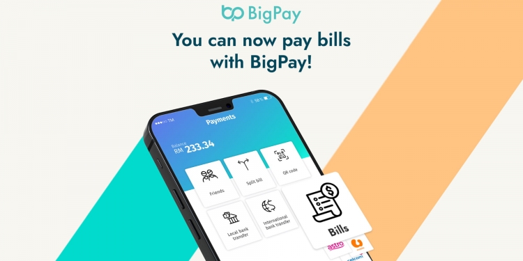 BigPay tambah fungsi bayar bil dalam aplikasi