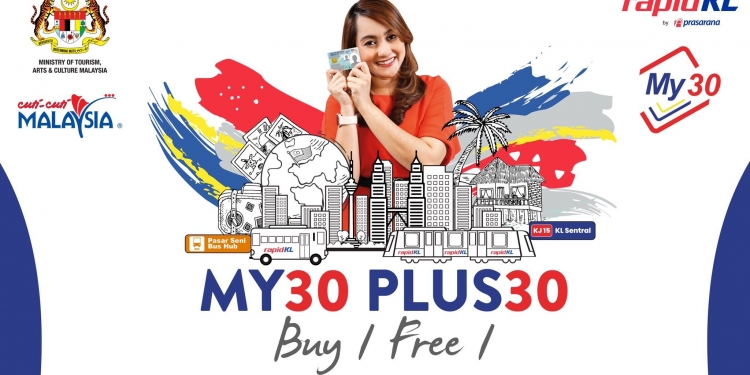 RapidKL lancar pakej ‘beli 1 percuma 1 My30’ pas tanpa had menaiki tren dan bas
