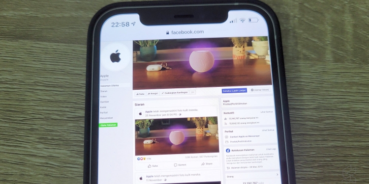Ada yang tak kena bila tanda biru ‘Verified’ di Facebook Apple hilang