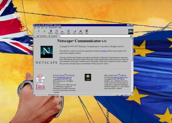 Dalam draf dokumen perjanjian Brexit, Netscape Communicator masih digunakan untuk perpindahan data