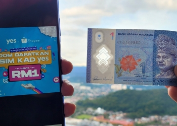 Dengan modal RM1, nikmati sehingga 100GB data percuma setiap bulan bersama Yes & Shopee
