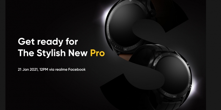 Realme akan lancar jam pintar Pro dengan skrin AMOLED dan GPS