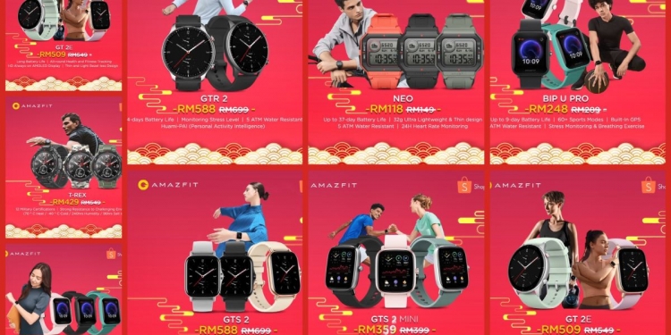 Jam tangan Amazfit terima potongan harga sehingga 26%, tapi dalam waktu terhad