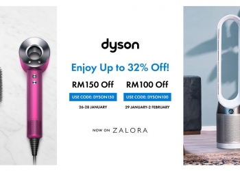 PROMO: Diskaun sehingga RM550 untuk produk Dyson hanya di Zalora