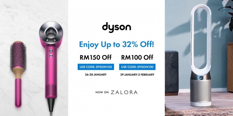 PROMO: Diskaun sehingga RM550 untuk produk Dyson hanya di Zalora
