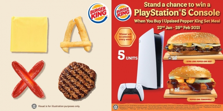 Beli burger dapat PS5, ini caranya