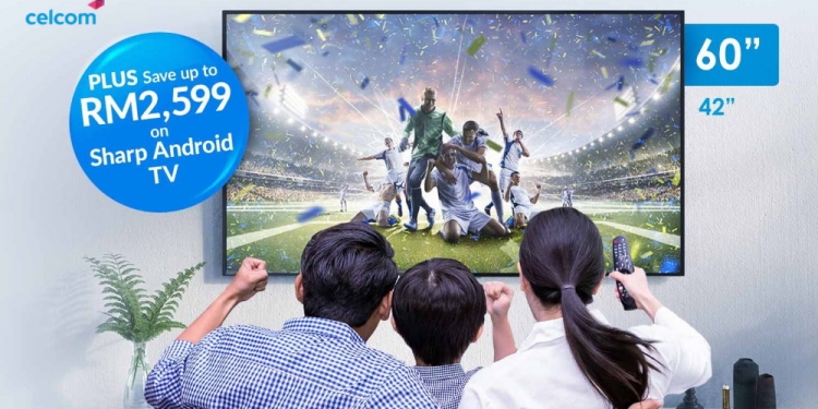 Pelanggan Celcom Home Fibre boleh miliki TV Android 4K 60-inci dari RM100/bulan